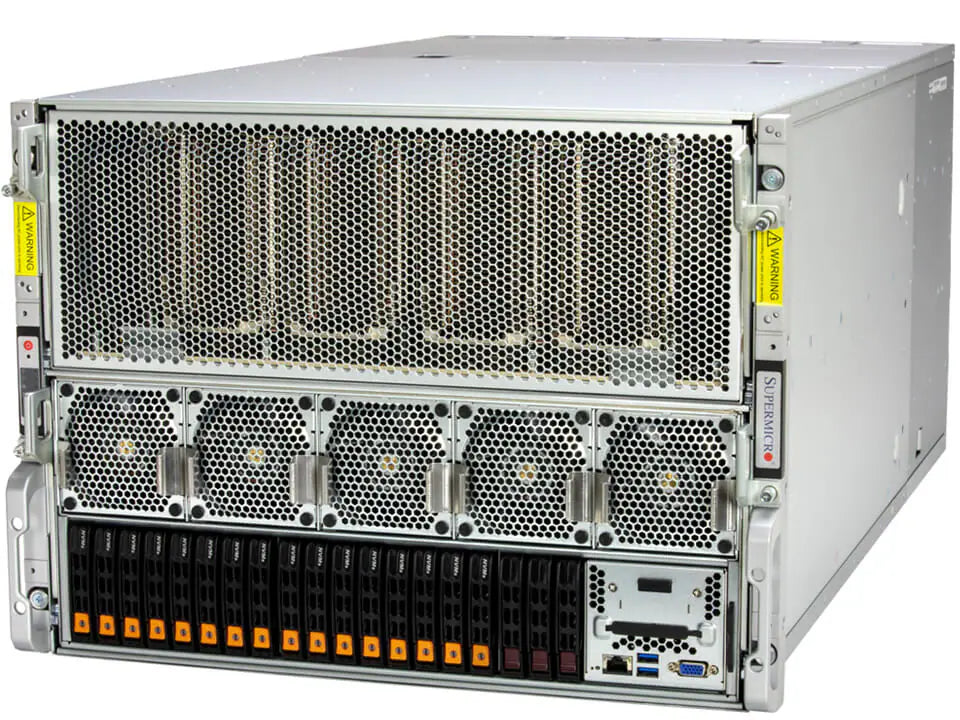 Supermicro SYS-821GE-TNHR (8× H200, 1,128 GB)